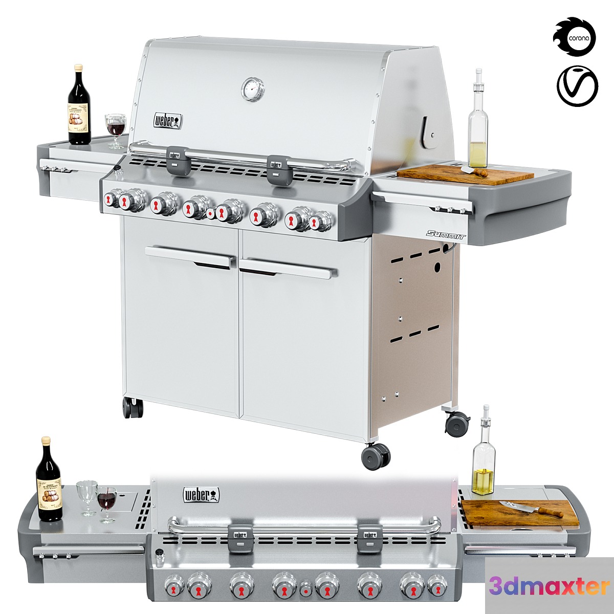 Gas grill Weber Summit S-670 GBS