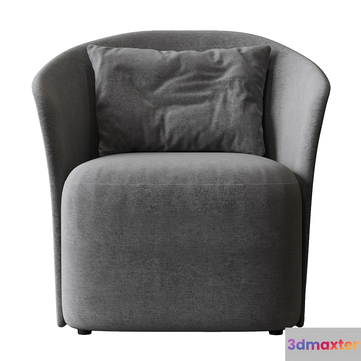 brighten soft armchair 3D Max