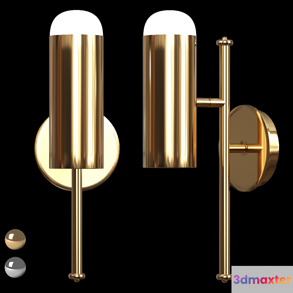 Wall light 03 3D Max