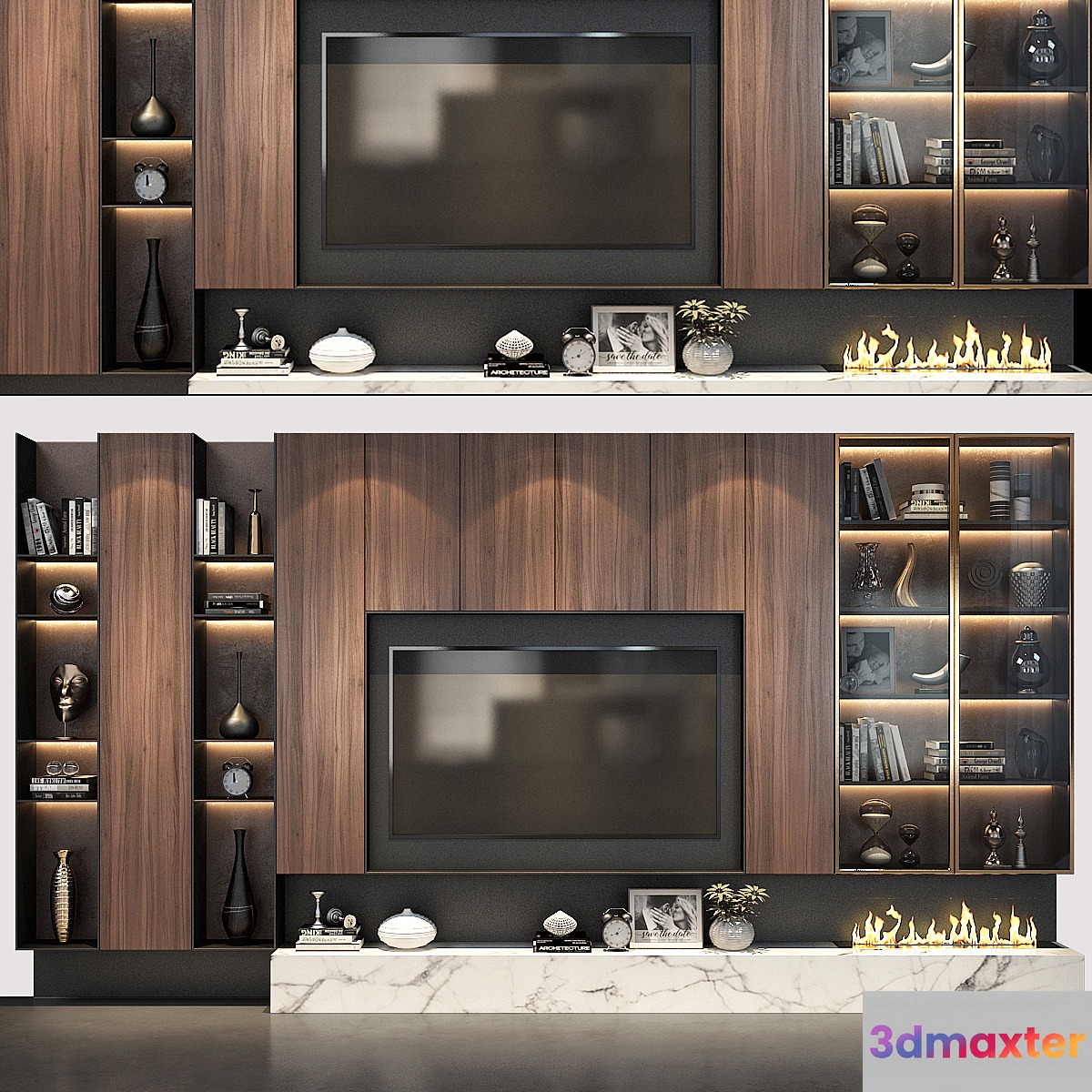TV wall set 215