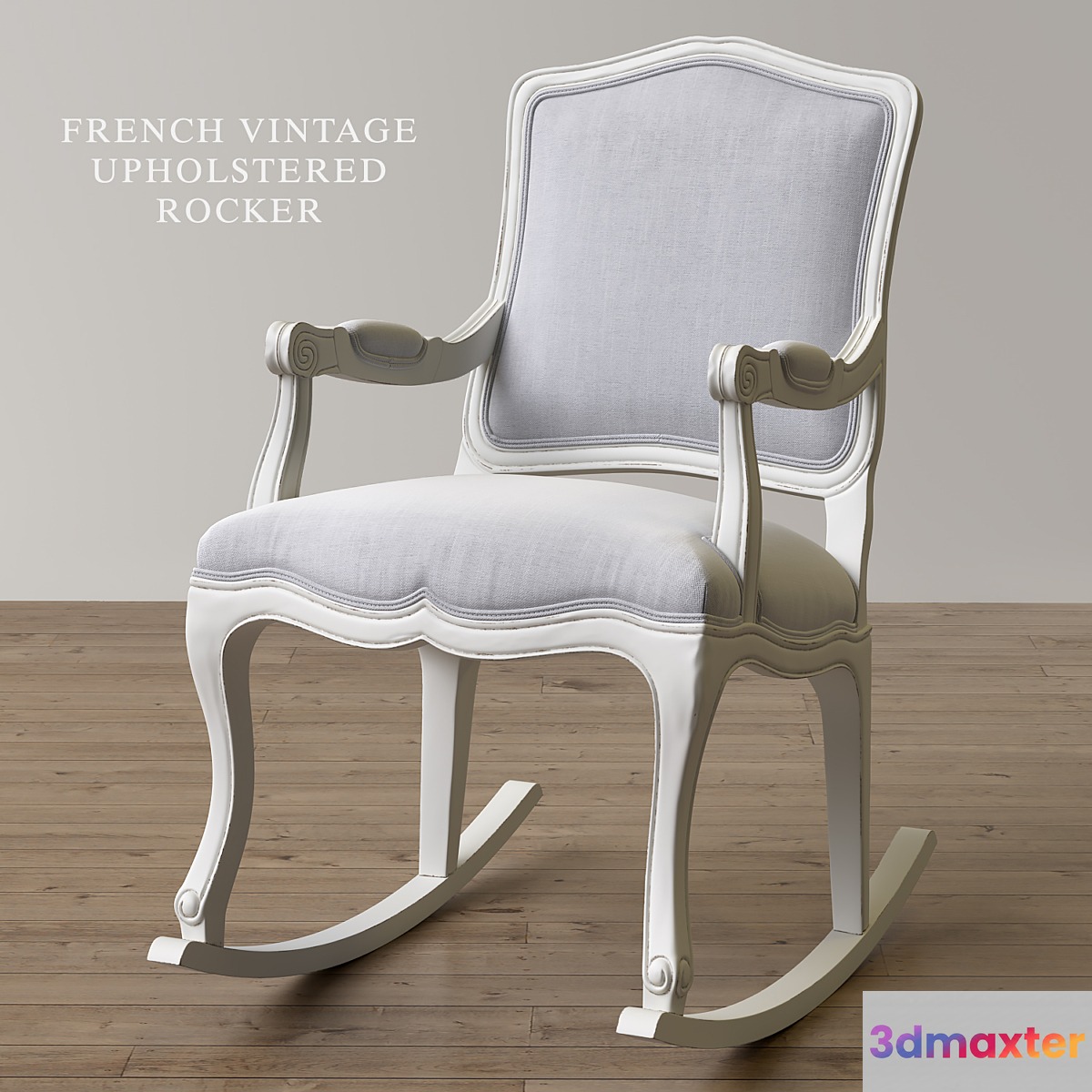 RH | French Vintage Upholstered Rocker