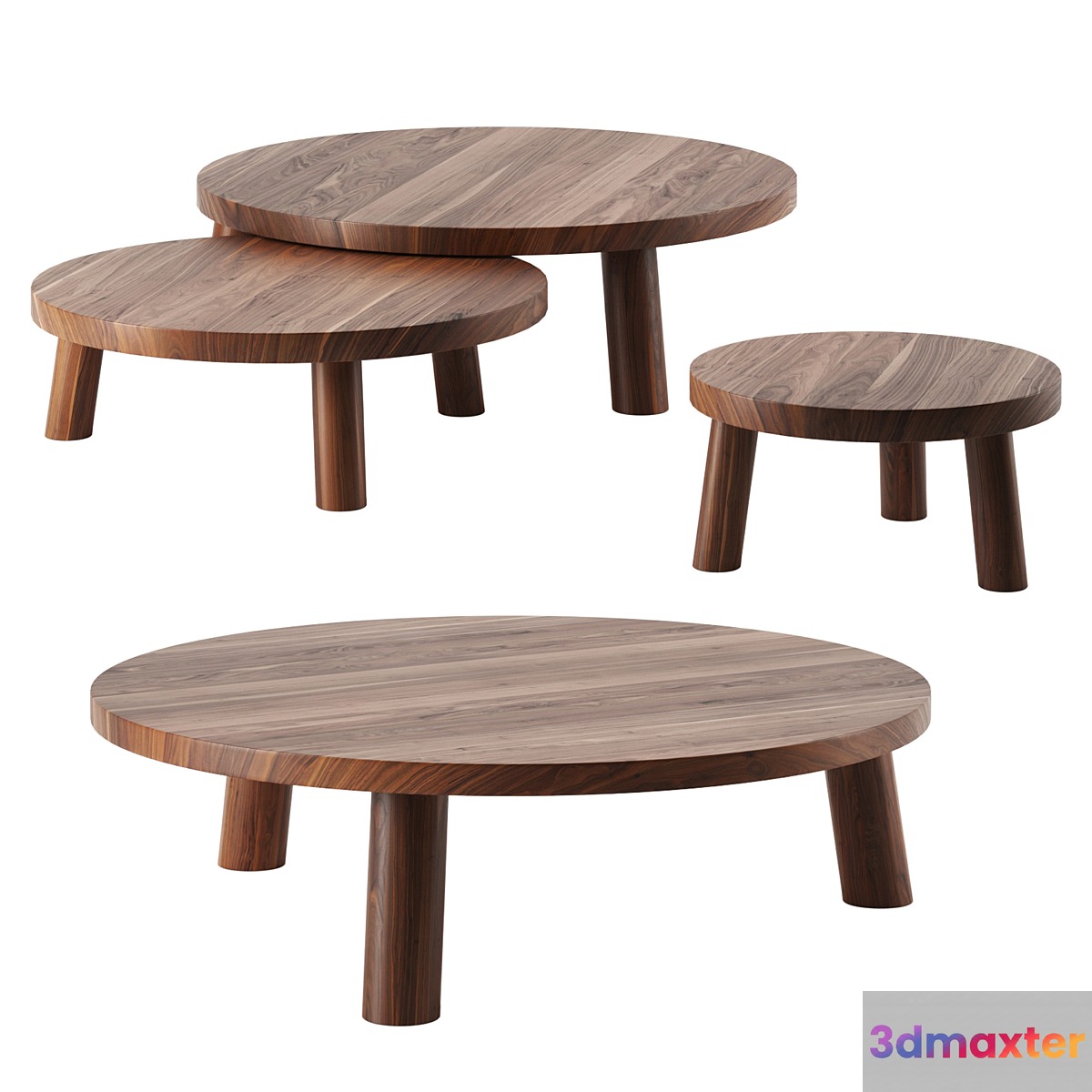 TRIFECTA TABLES BY CHRISTIAN WOO 3D Max