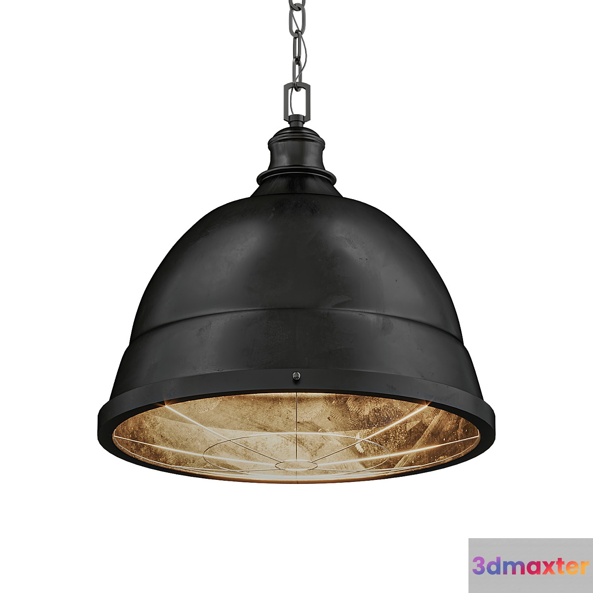 WEATHERED INDUSTRIAL CAGED PENDANT 3D Max