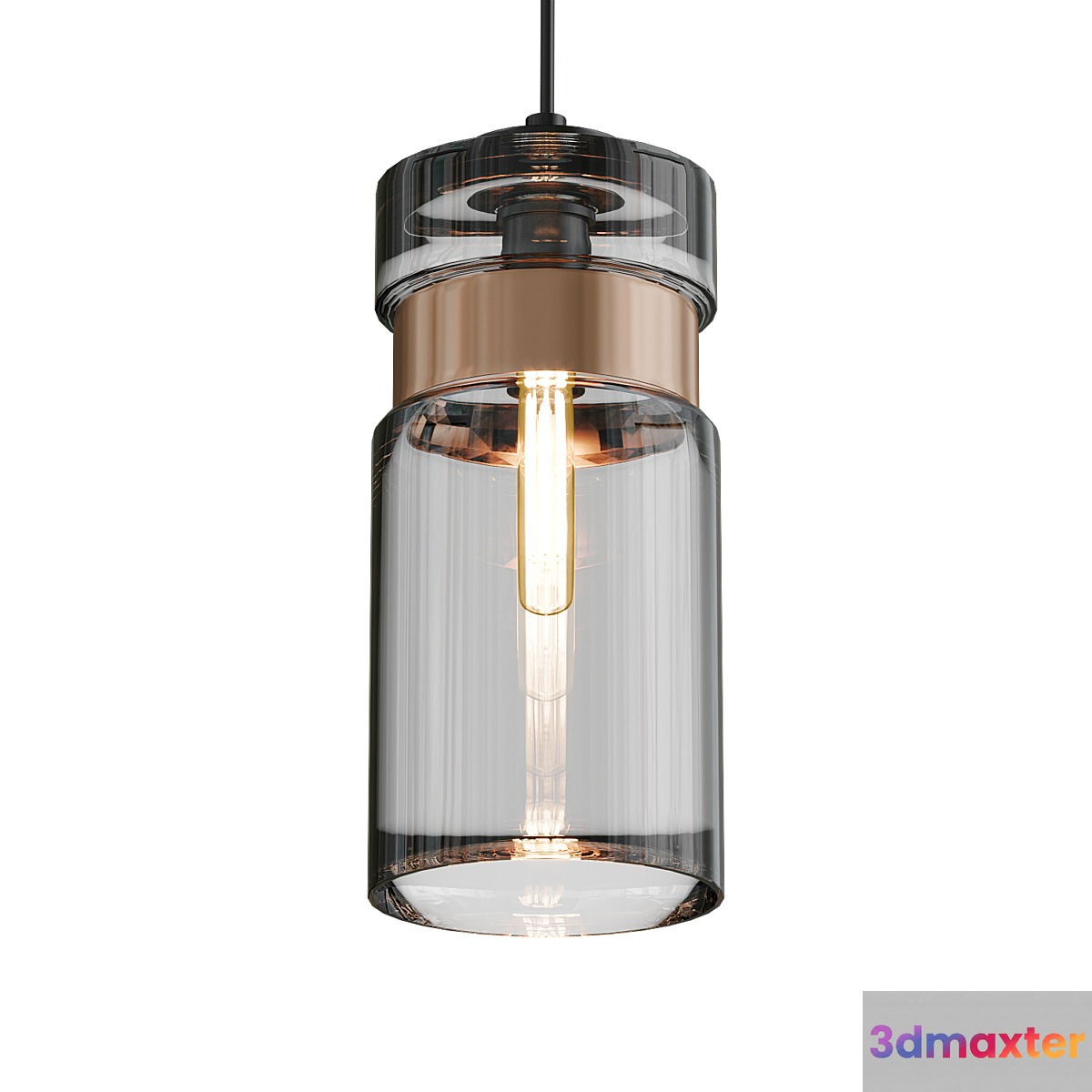 Alloy Banded Pendant 3D Max