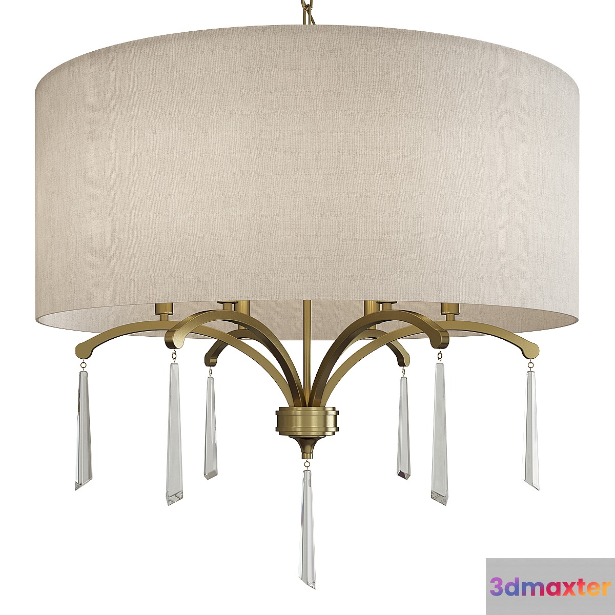 Gwyneth drum chandelier 3D Max