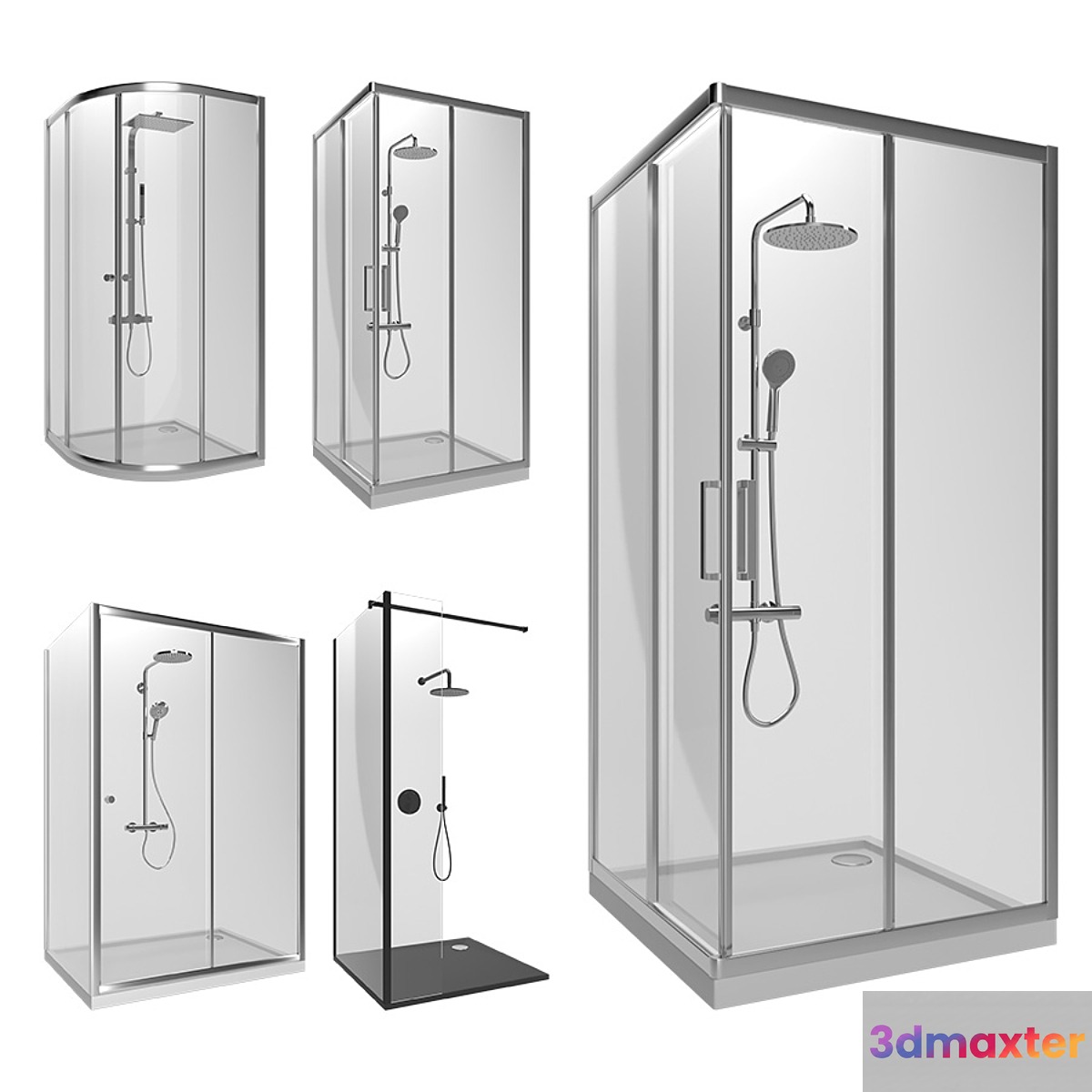 Omnires Shower Enclosures set 2