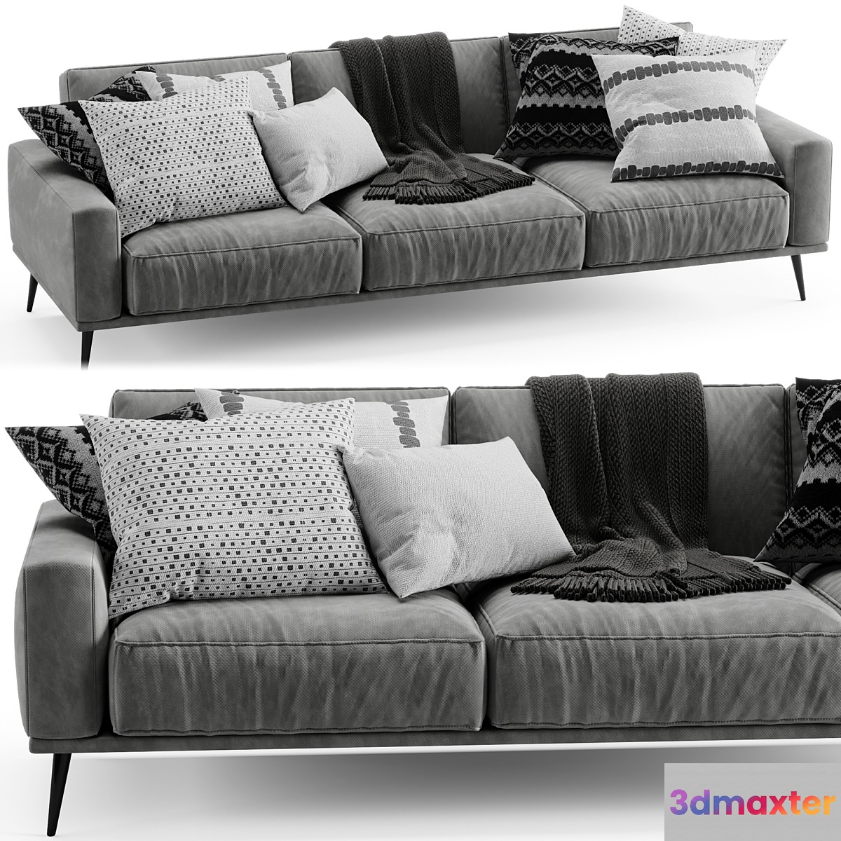 Bococncept Carlton sofa 3D Max