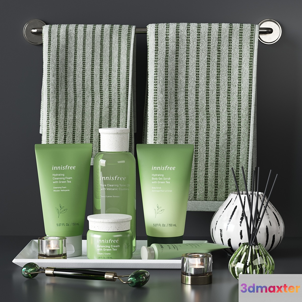 Innisfree Green Tea Cosmetics Decor Set - No.2