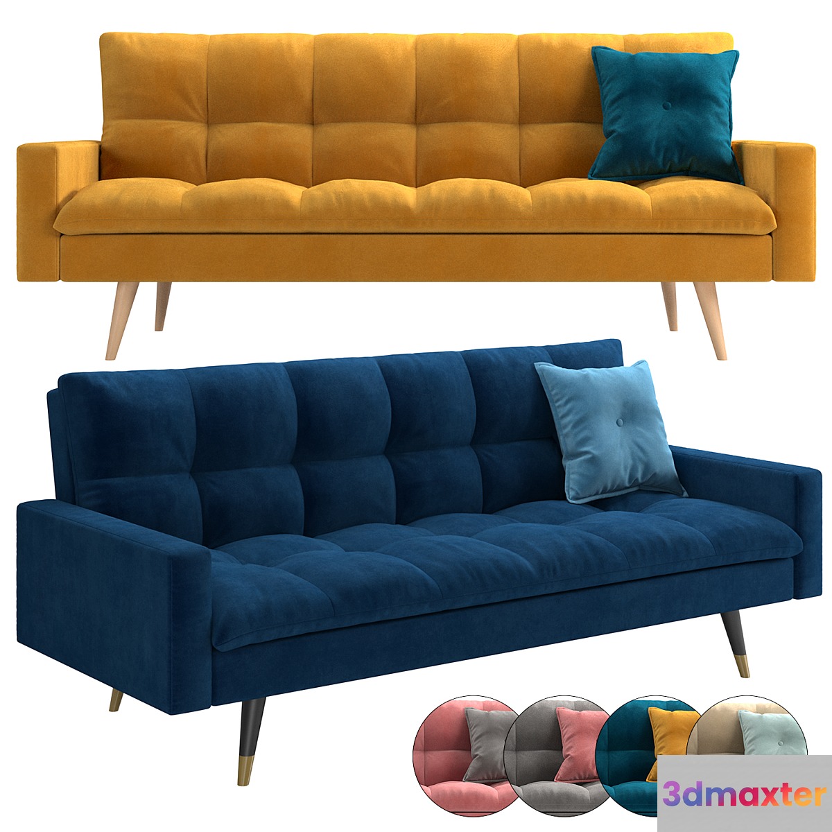 Dinen sofa 3D Max