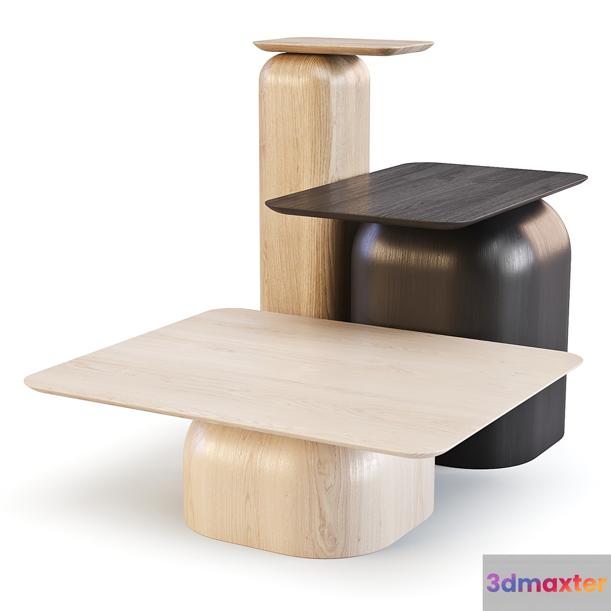 Nikari: April - Coffee and Side Table 3D Max