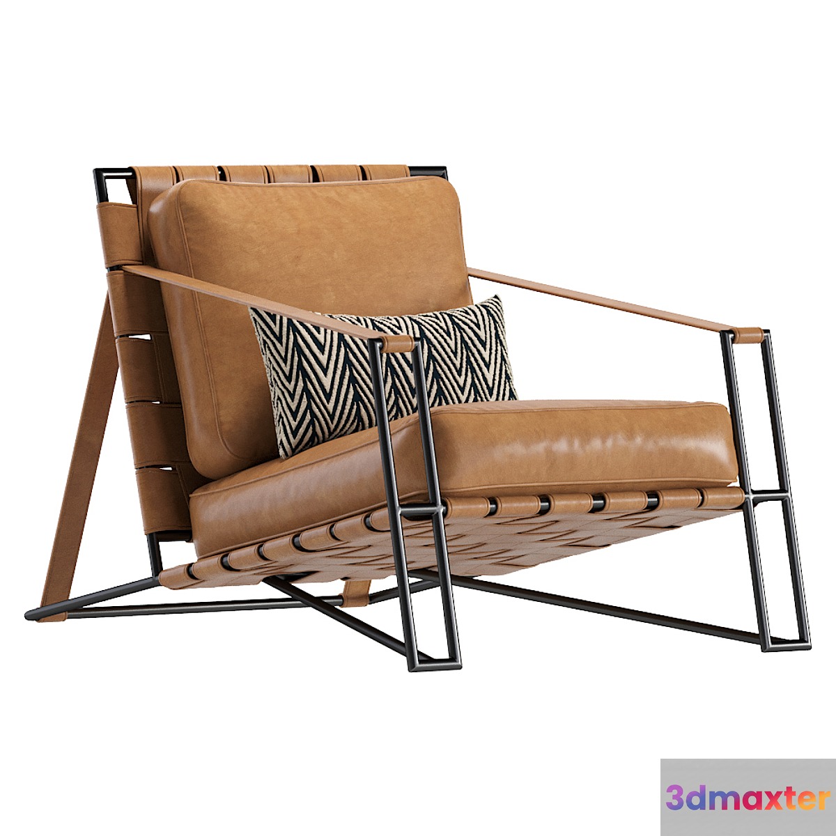 Armchair Tonino Lamborghini Casa TL 2681 Leather 3D Max
