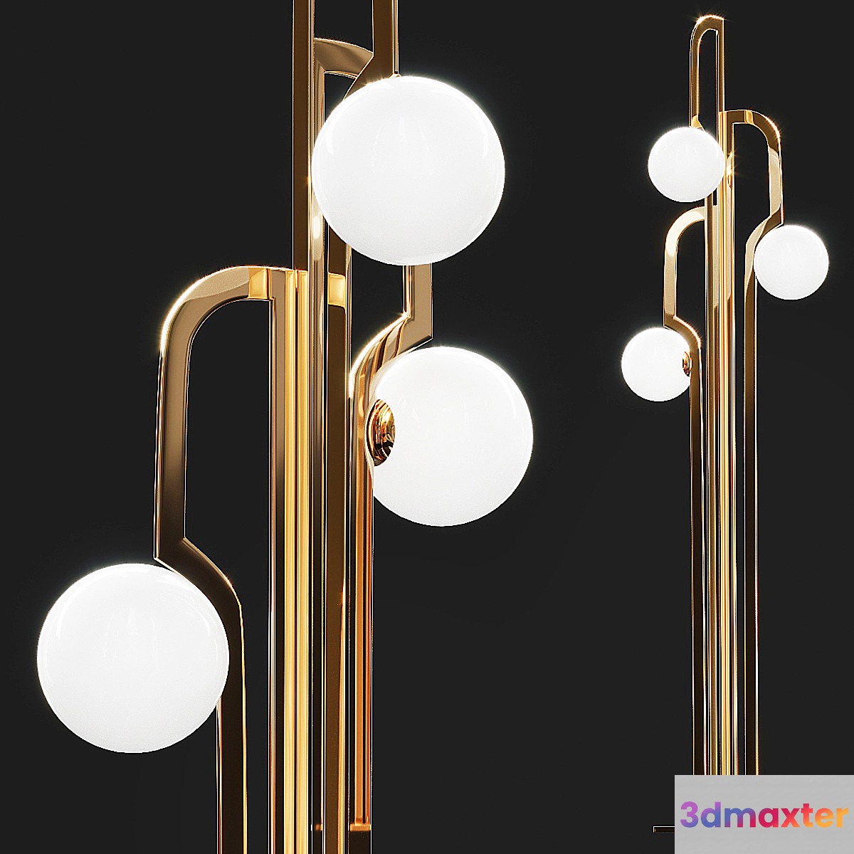 Faust floor lamp 3D Max