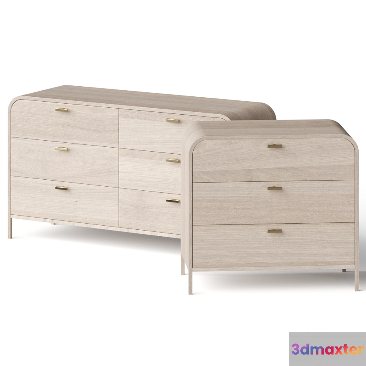 Lulu and Georgia Brooke Dresser Sideboard - No.2 3D Max