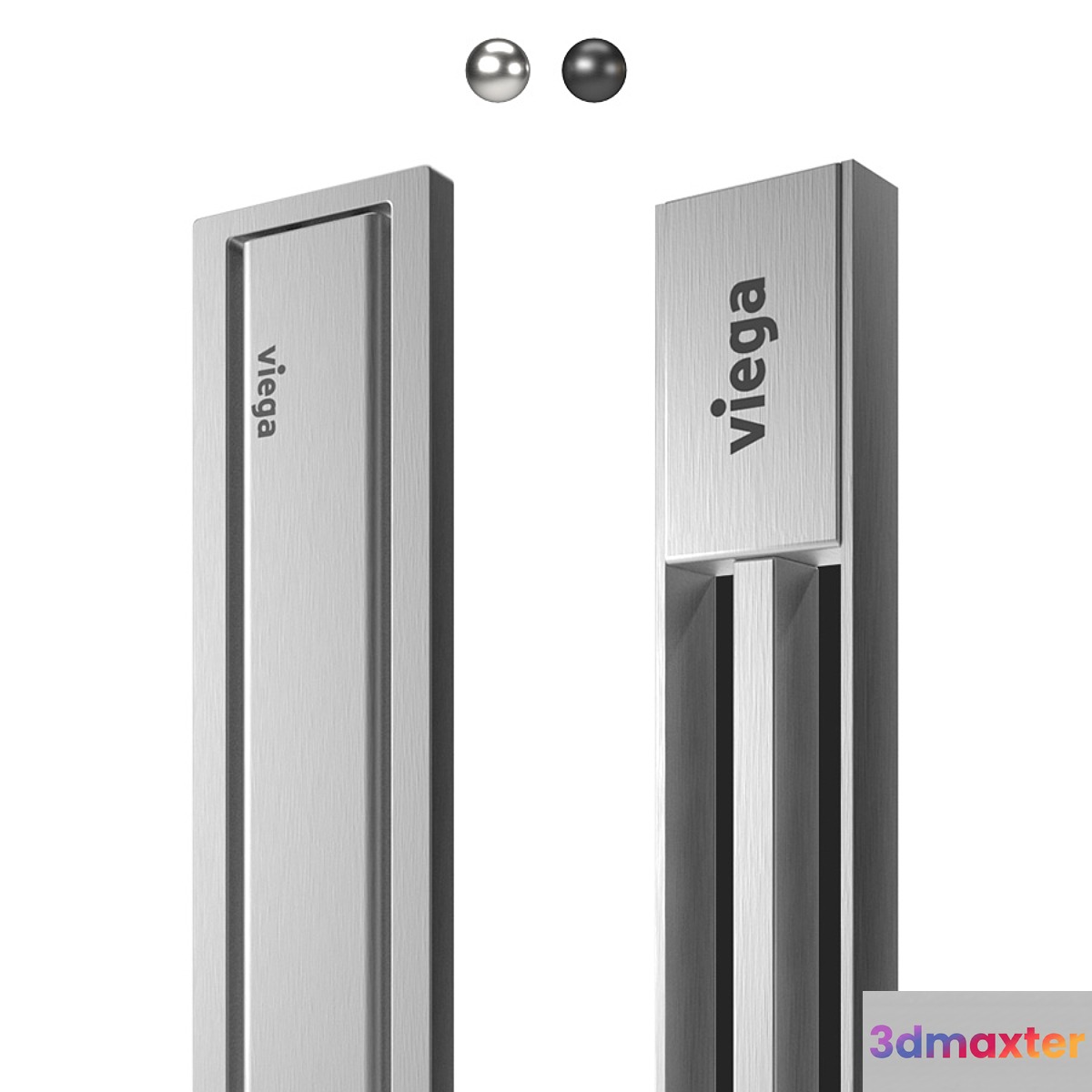 Viega Advantix Vario and Advantix shower channels 3D Max