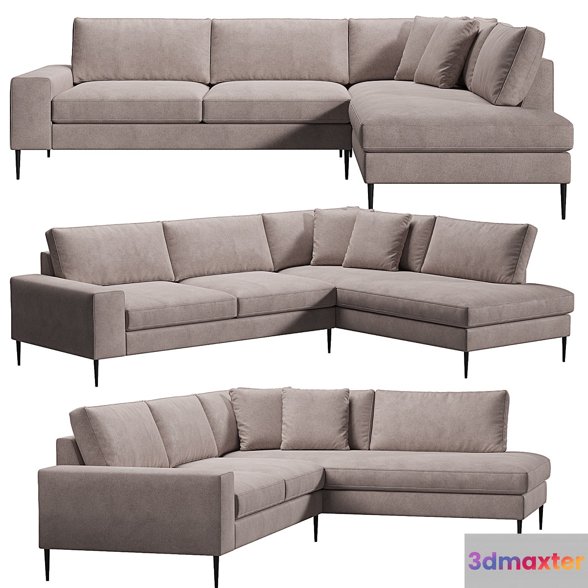 New memphis kaza do sofa 3D Max