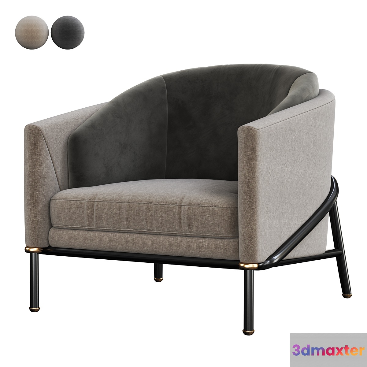 Minotti fil noir armchair - No.4