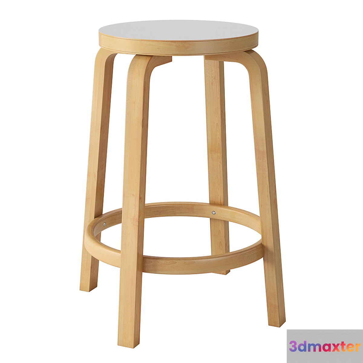 Aalto USA Artek Alvar Aalto Counter Stool 64 - No.2