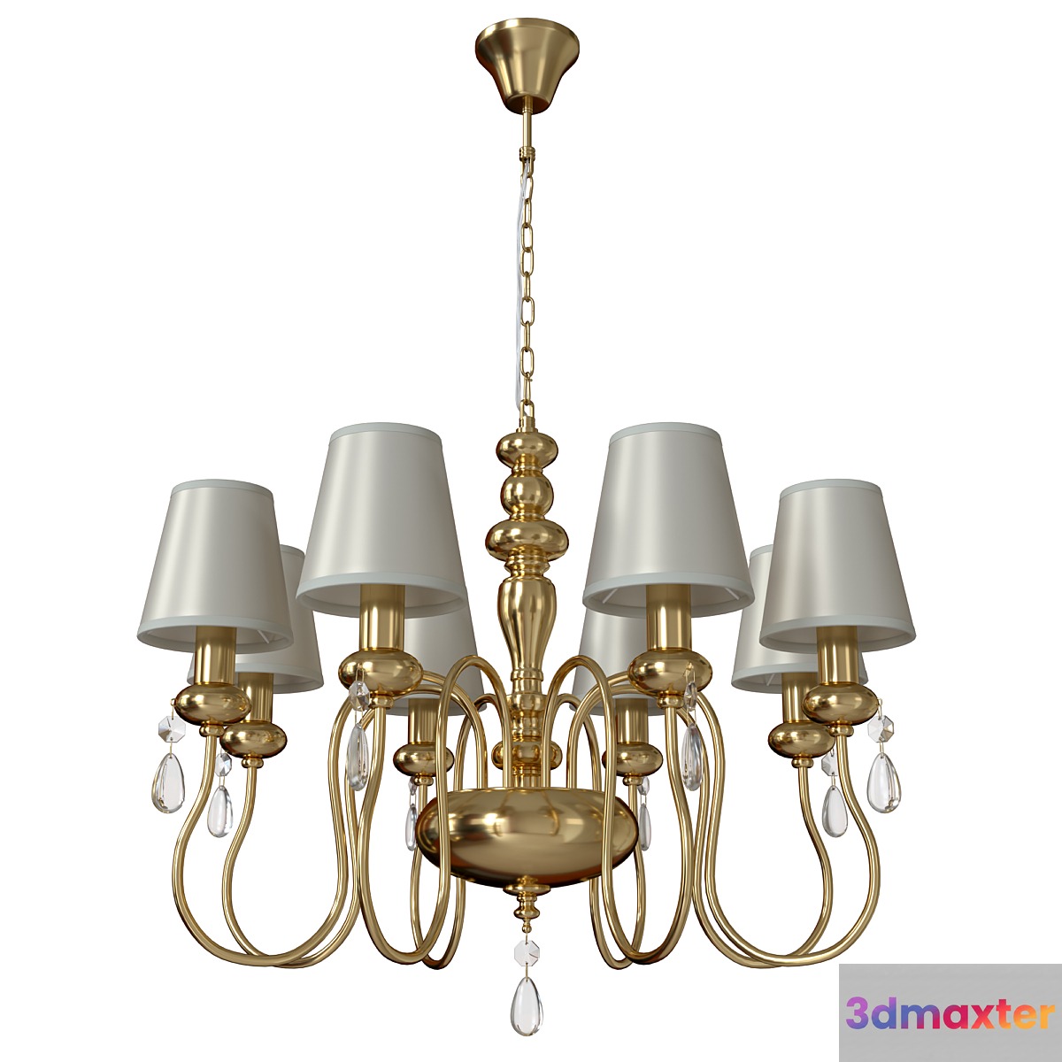 Hanging chandelier Meki 4723_8 3D Max