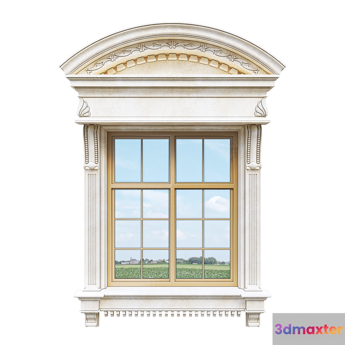 Classic facade window