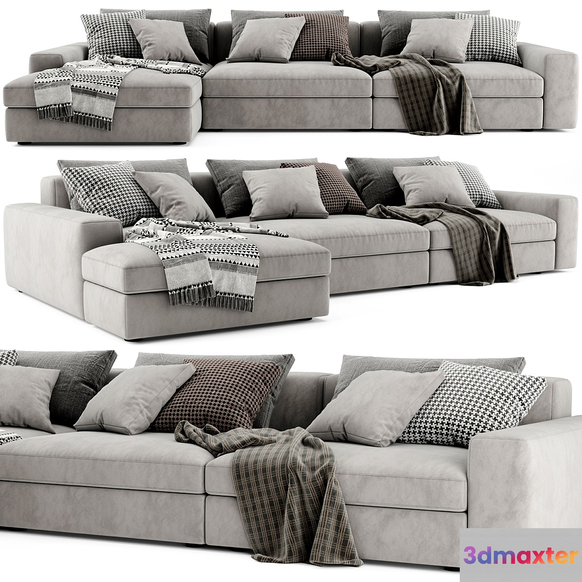 Poliform Dune Chaise Longue Sofa 2