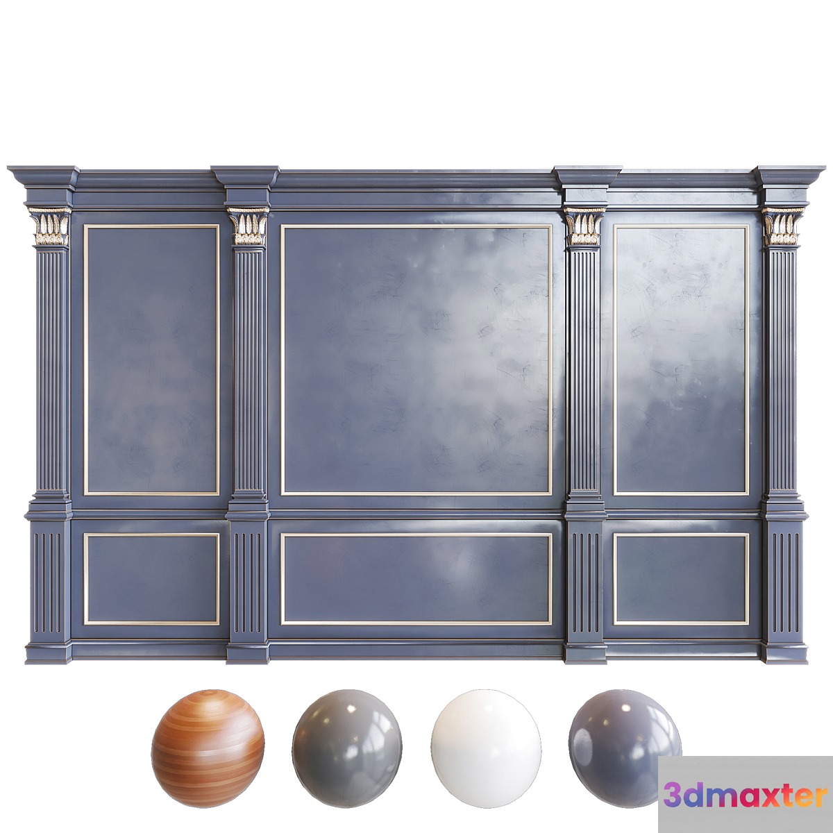 Stucco wall panel with decorative