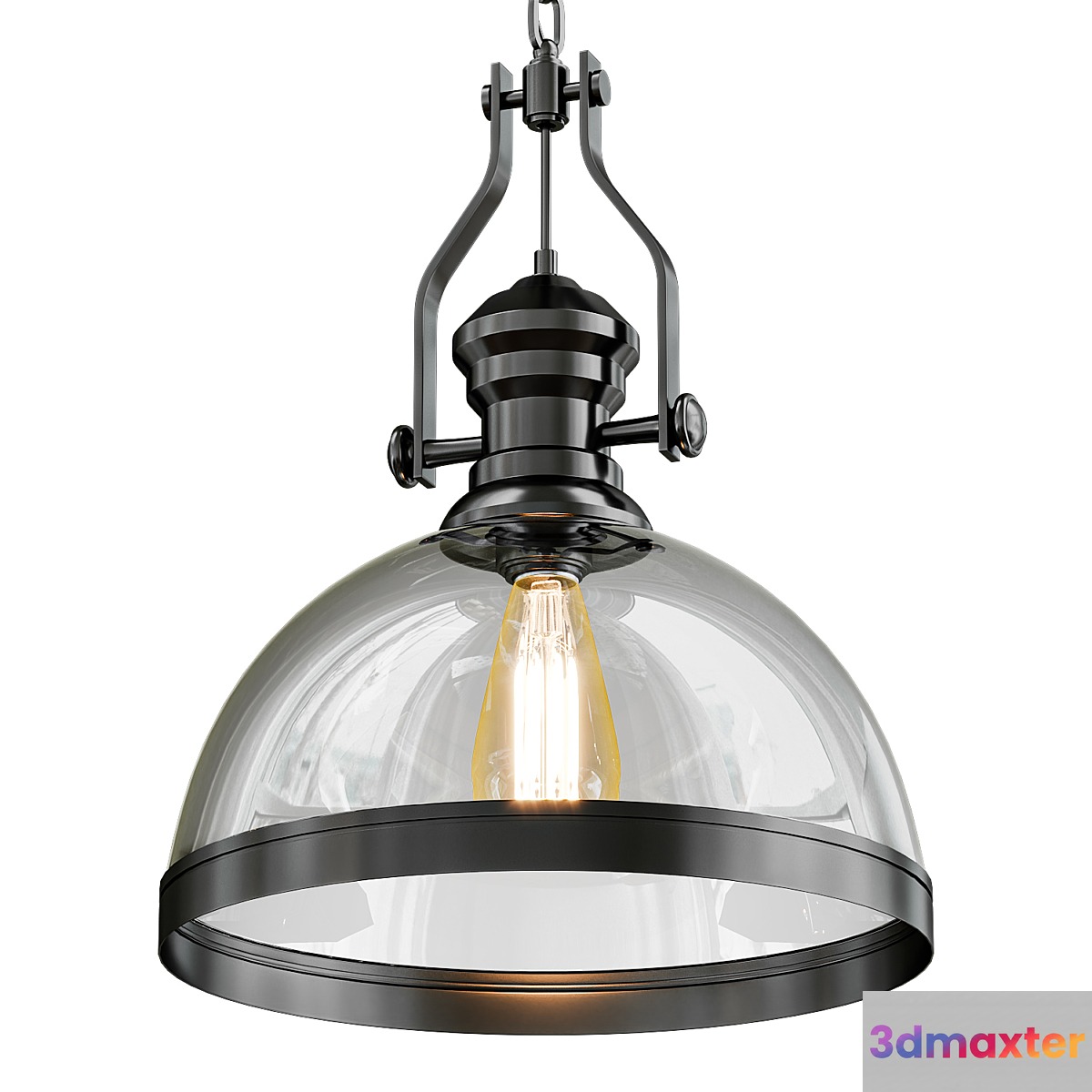 Black dome 3D Max