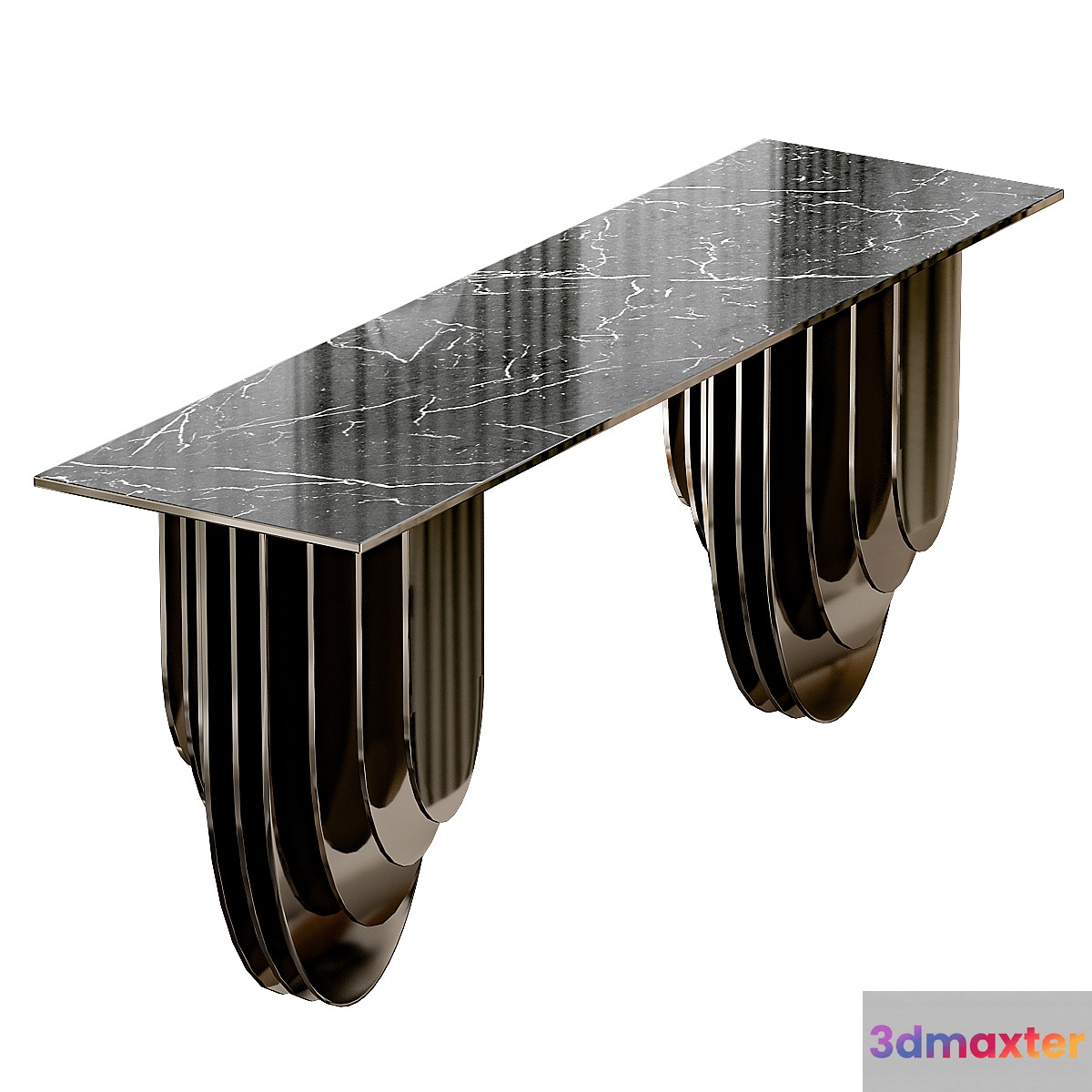 Stripe art III console 3D Max