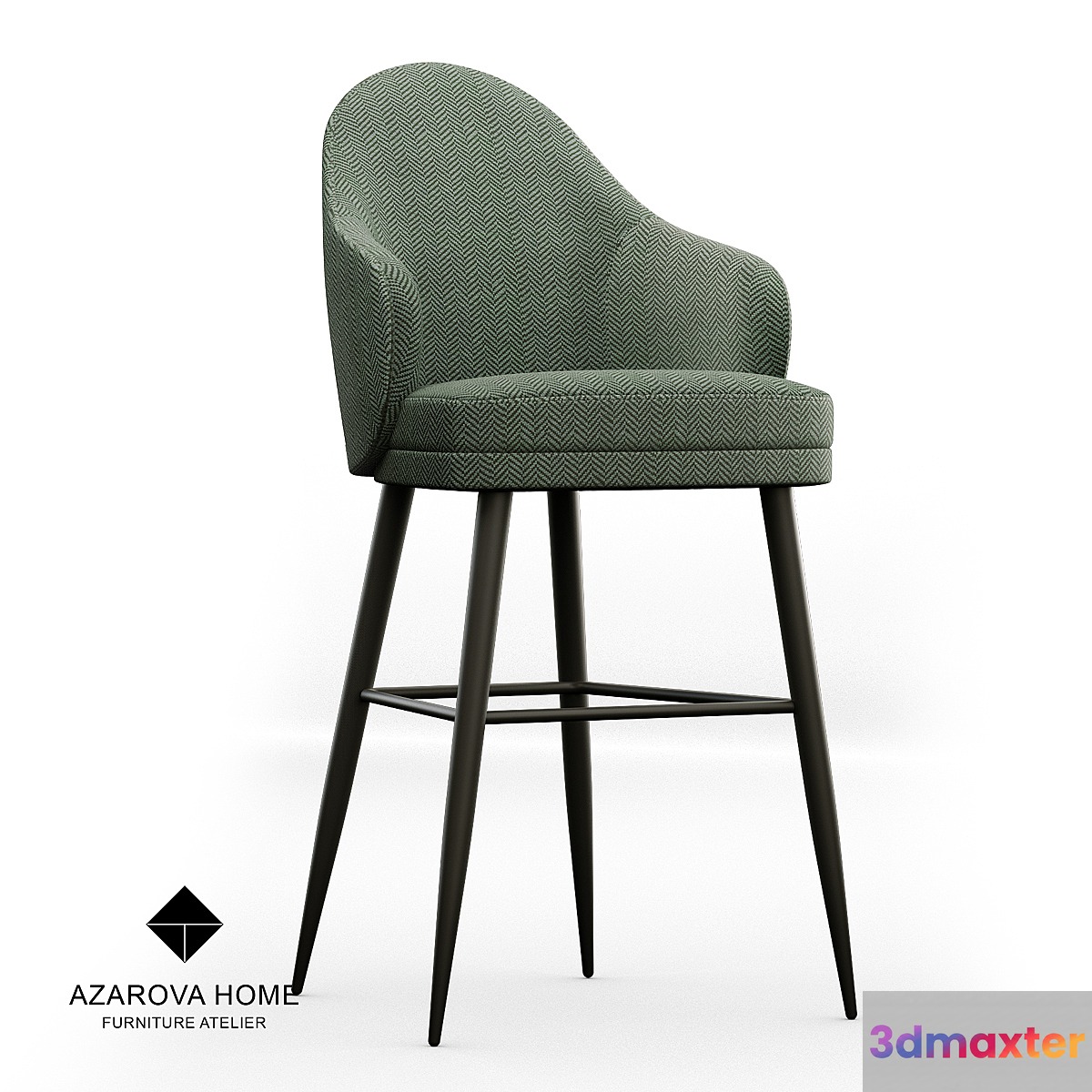 OM chair Azarova Home bar stool Sisley 3D Max