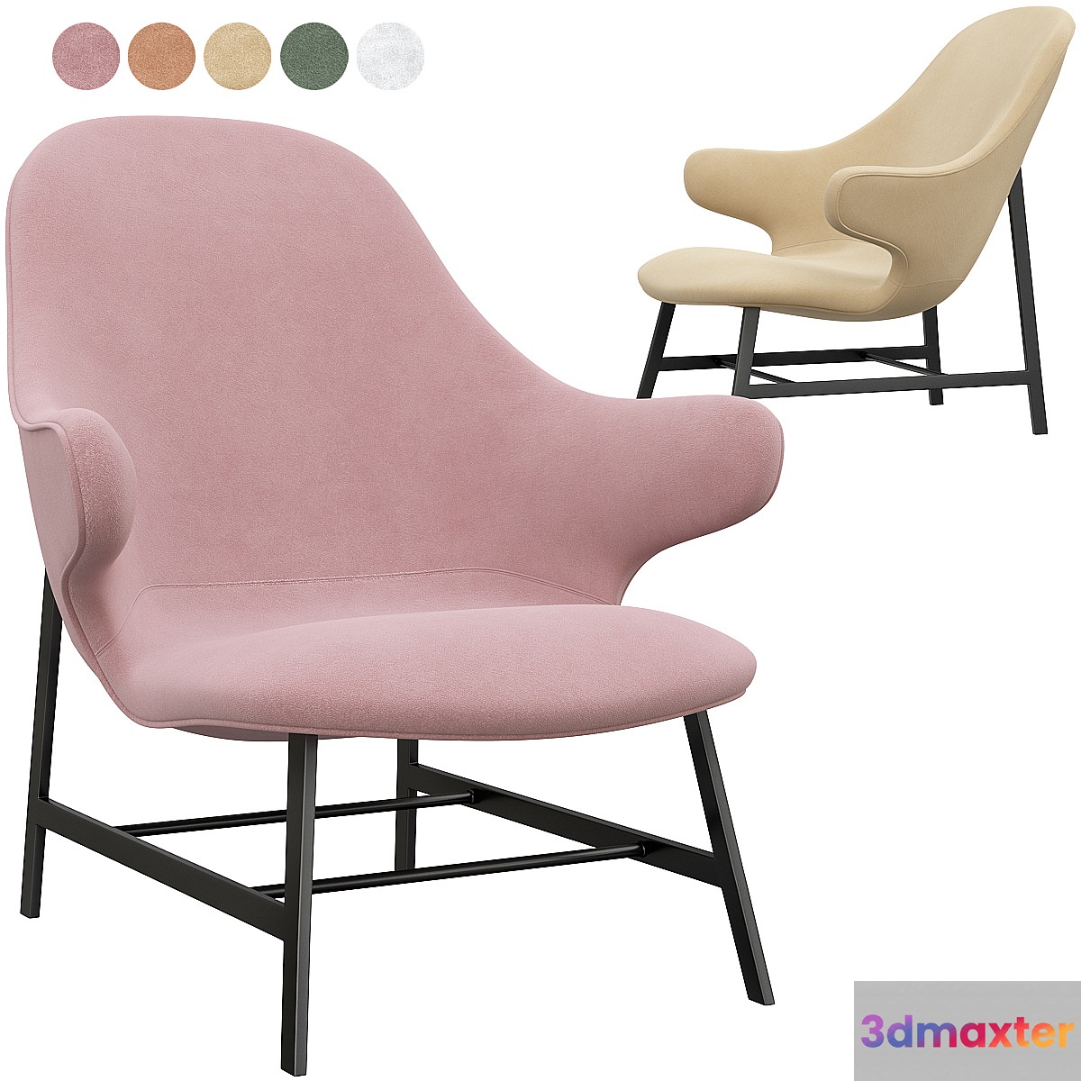 Catch Lounge JH13 Armchair 3D Max