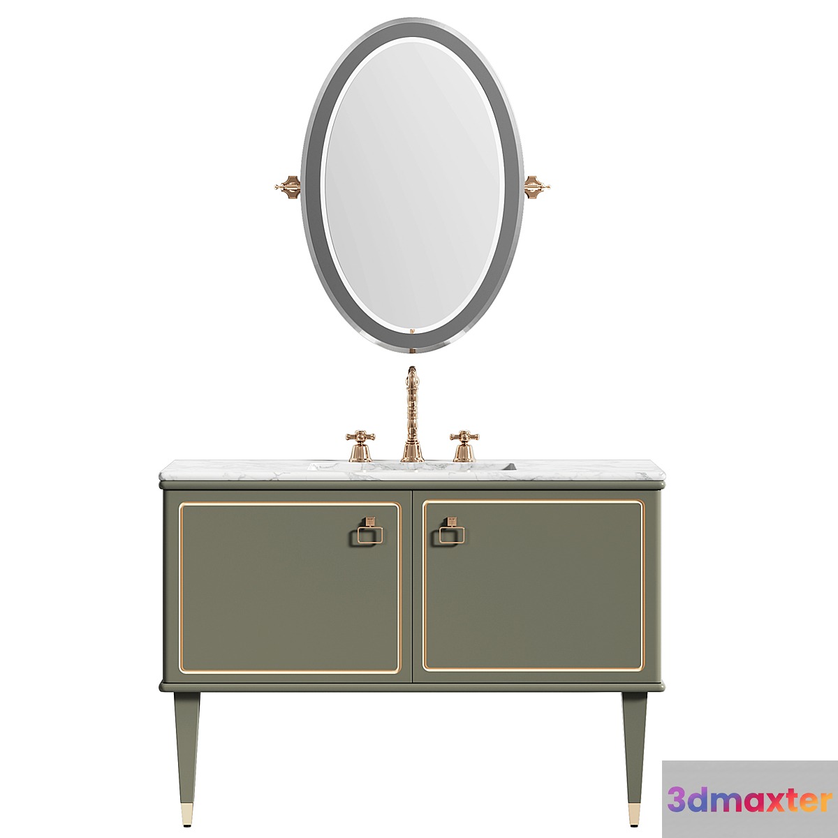 MIA ITALIA collection TORINO washbasin set.4