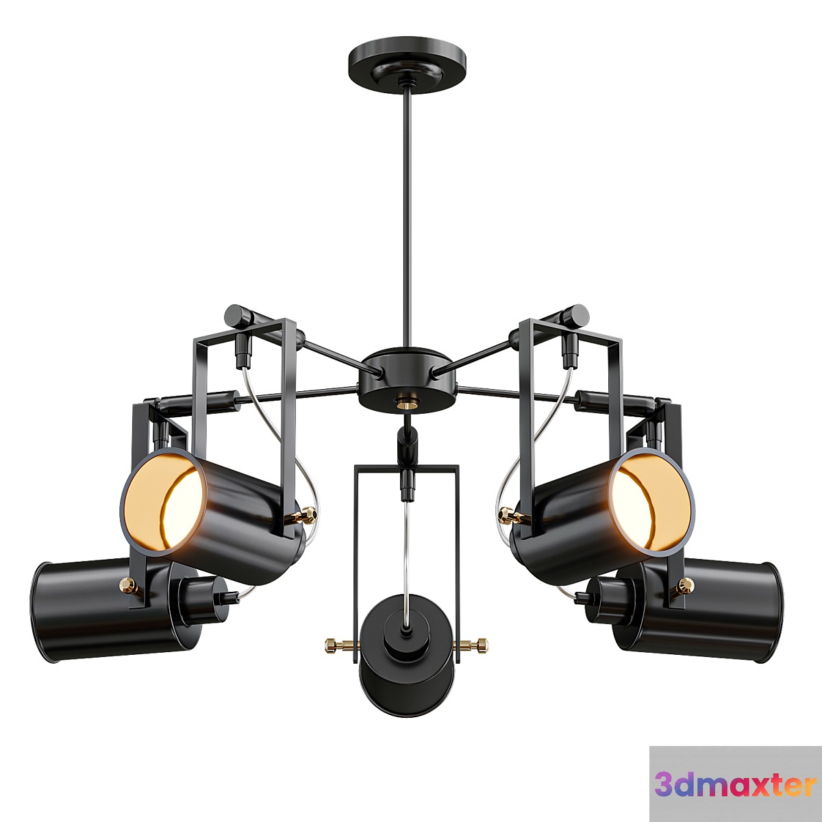 Black finish 3D Max