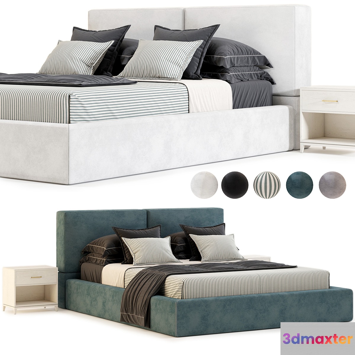 decorfacil Bed 3D Max