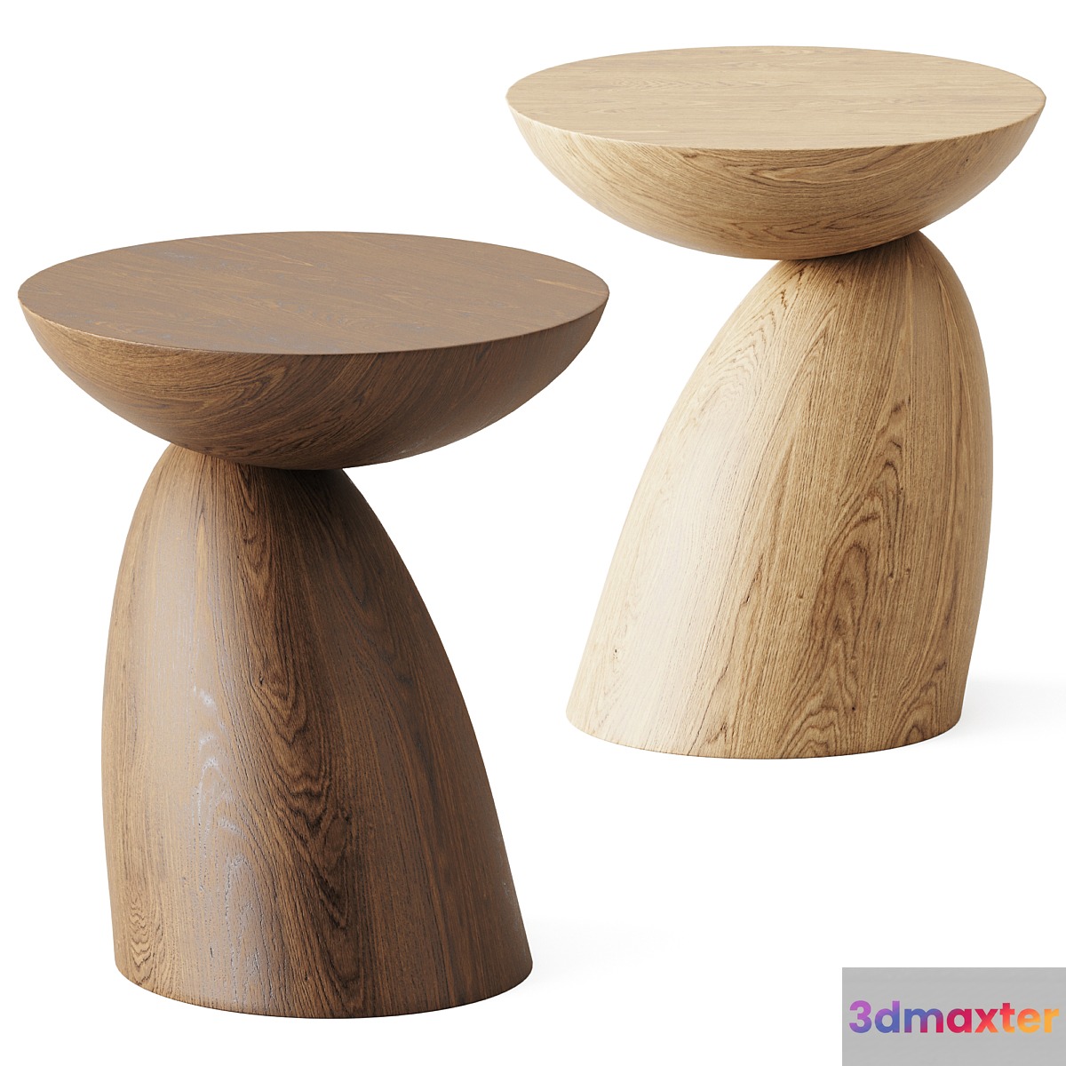 Wooden Parabel table by Eero Aarnio Originals