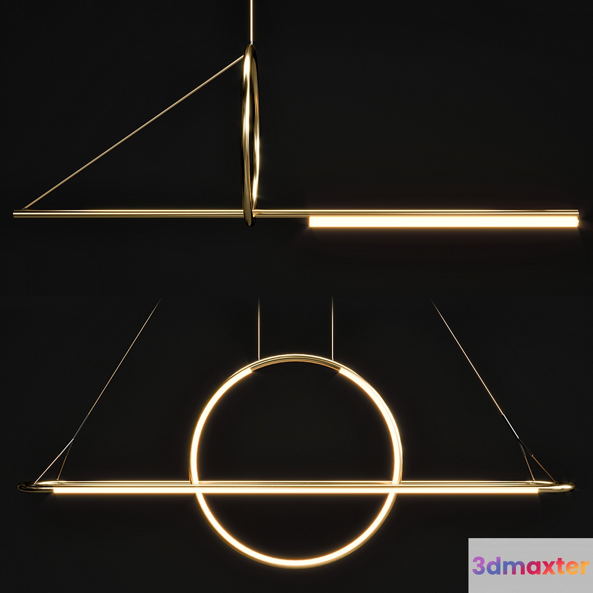 Lampatron DAGRUNG & SIRIS pendant light 3D Max