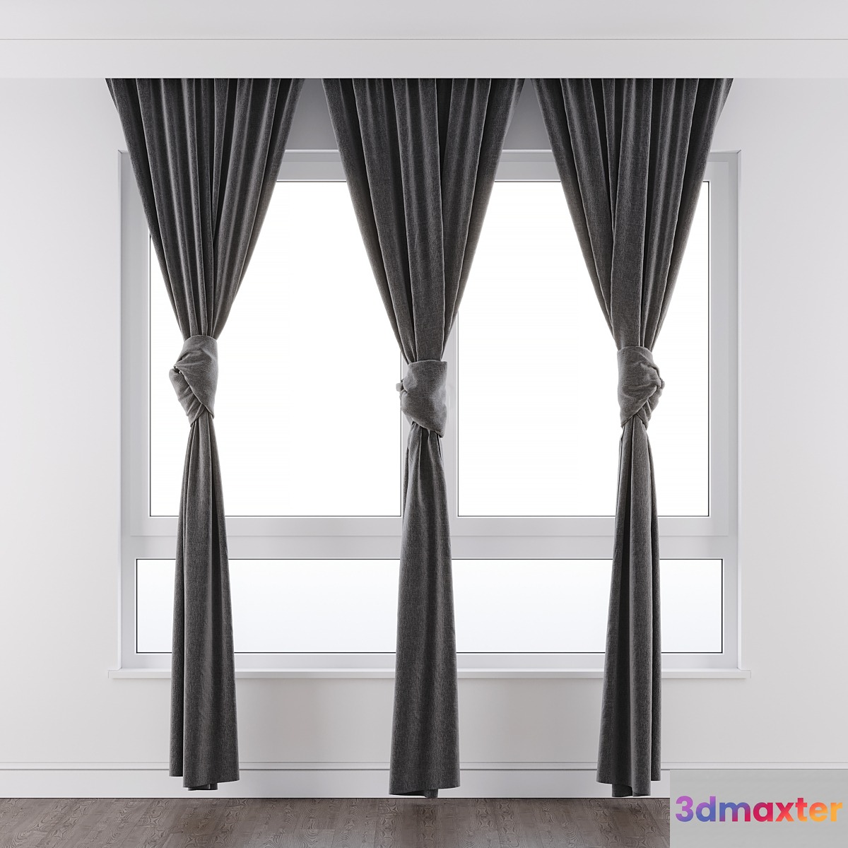 Curtain 02 knot 3D Max