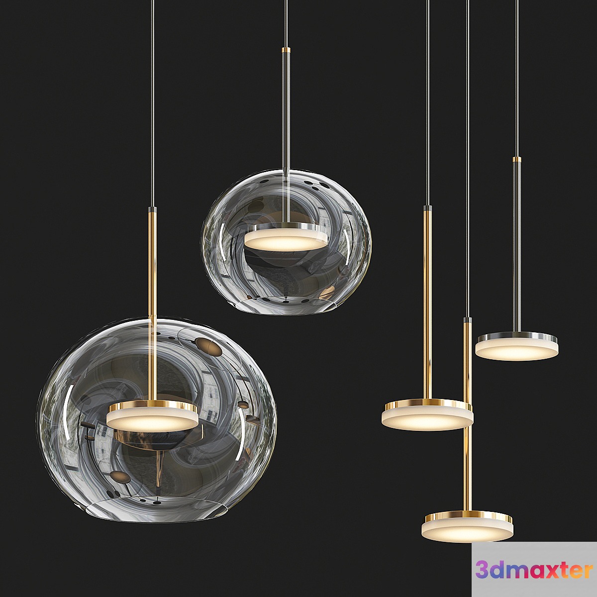 FlexLite Jacqueline Bowl Pendant 3D Max