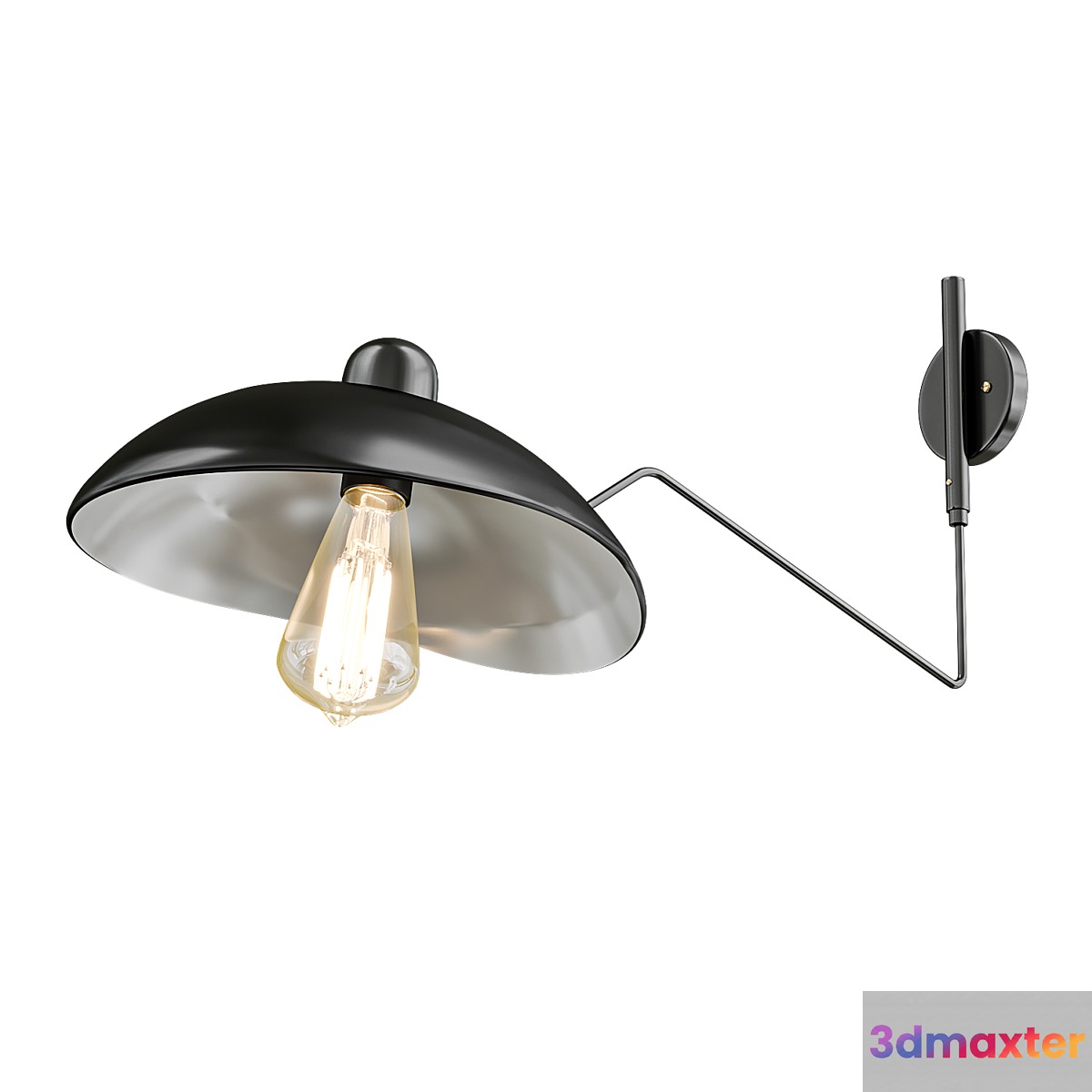 One bulb domed 3D Max