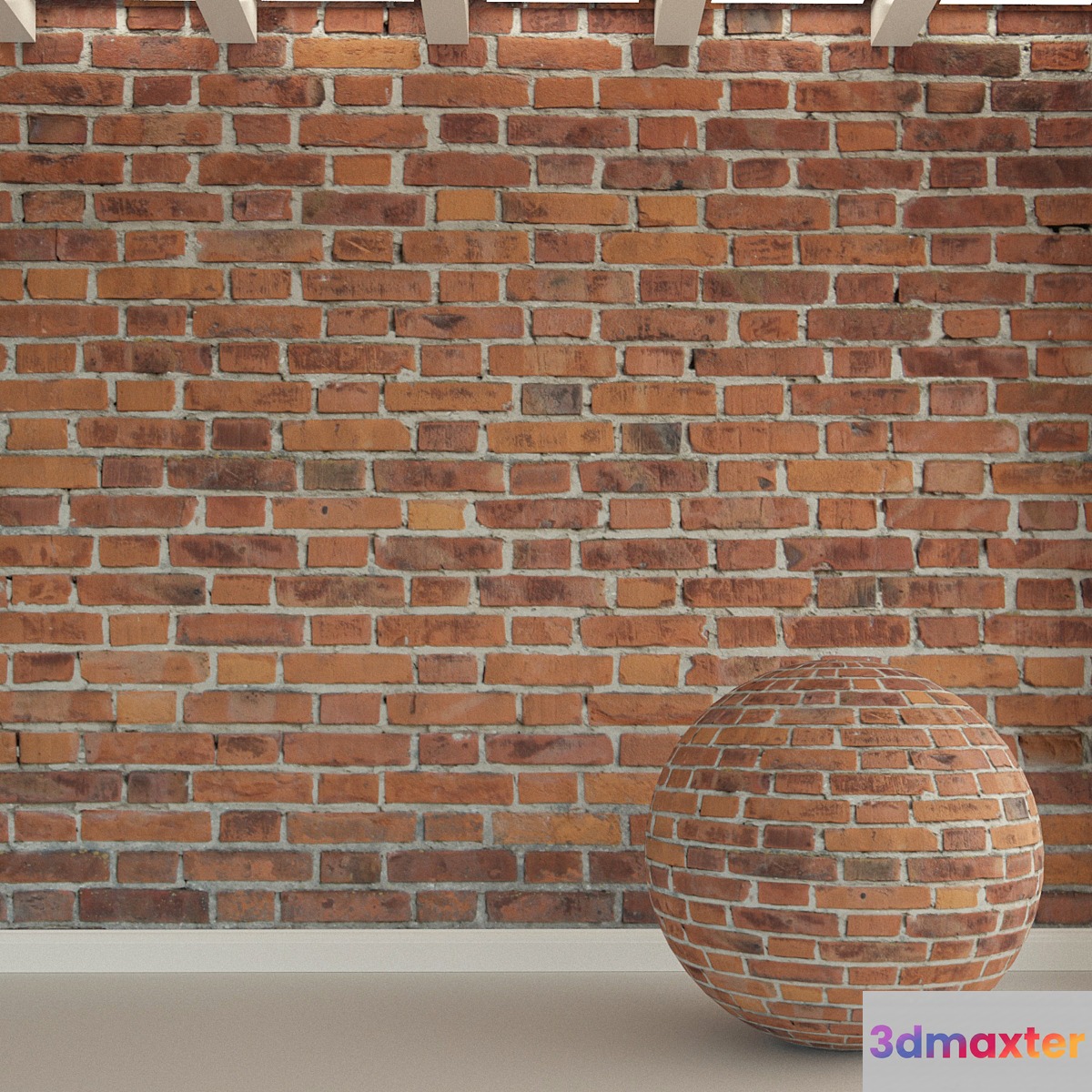 Brick wall. Old brick. 162