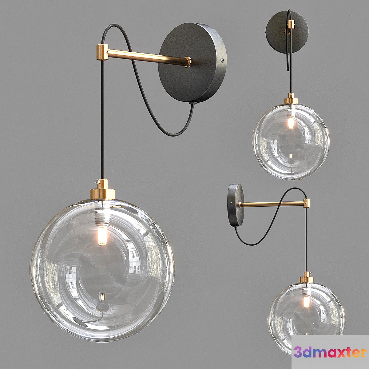 Hanging Ball Sconce - No.2