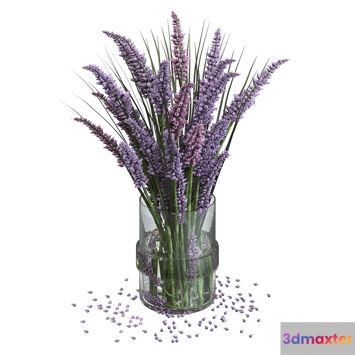 Lavender bouquet - No.2 3D Max