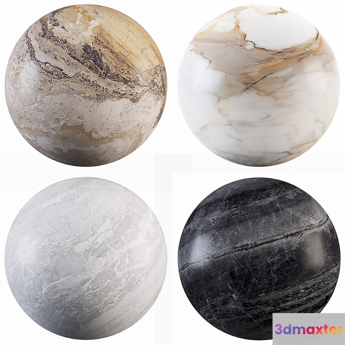 Collection Marble 16 3D Max