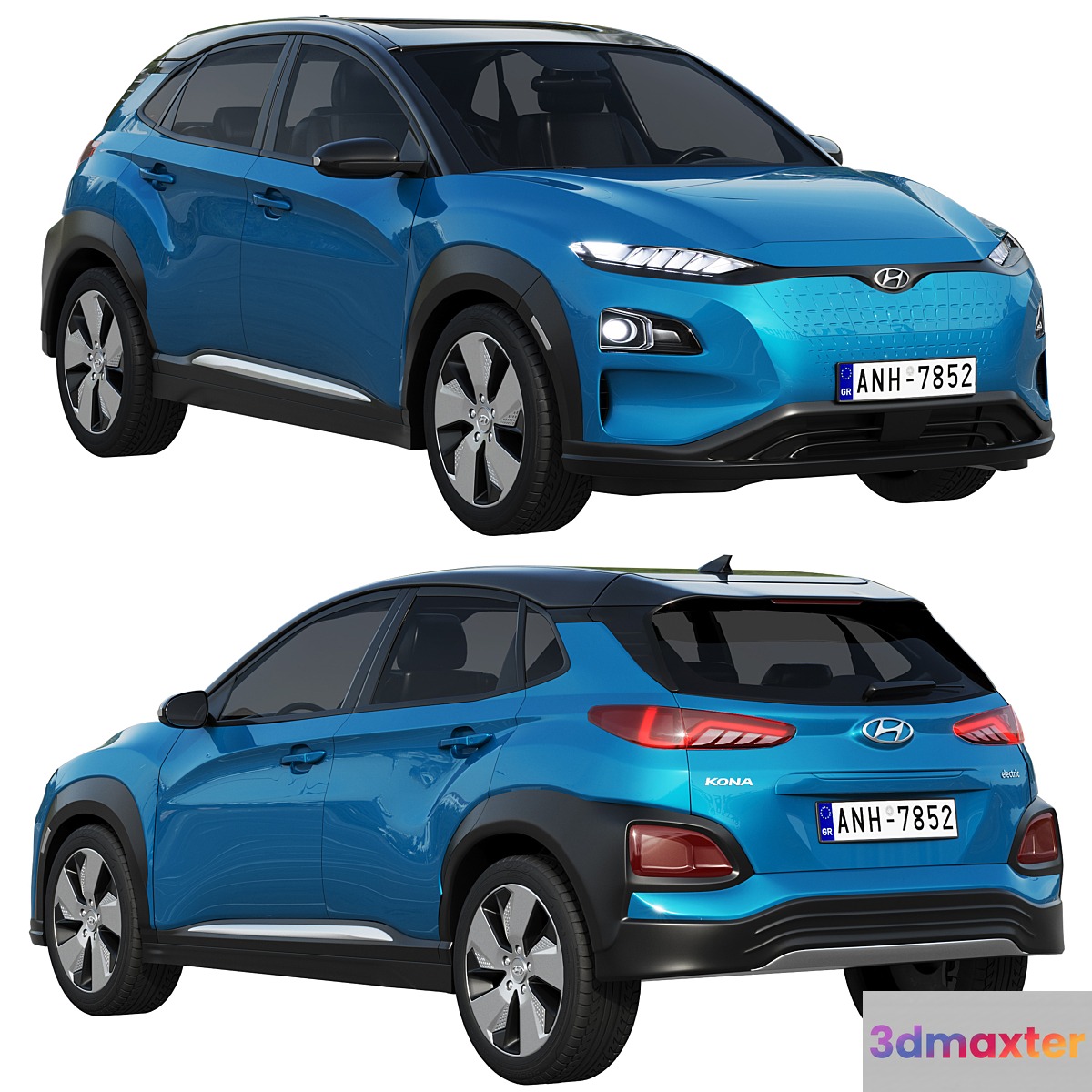 Hyundai kona electric 3D Max