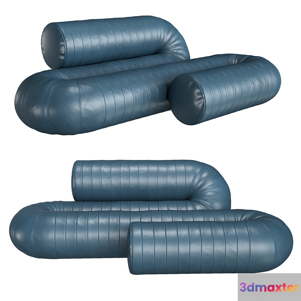 DANTE Serpentine sofa 3D Max