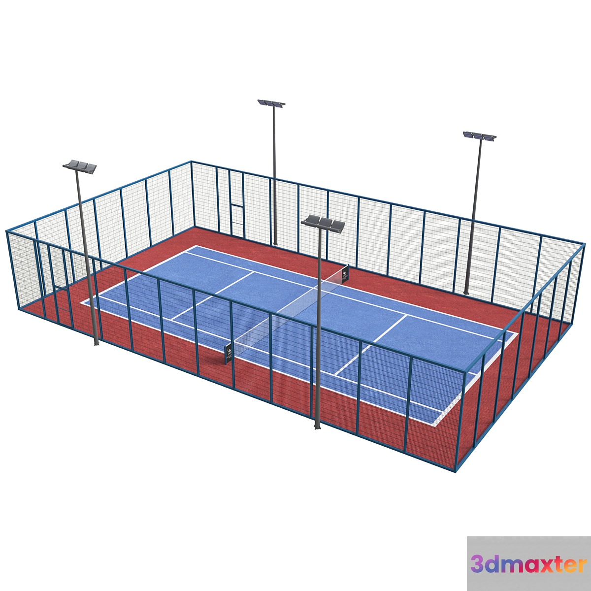 Tennis field 3D Max