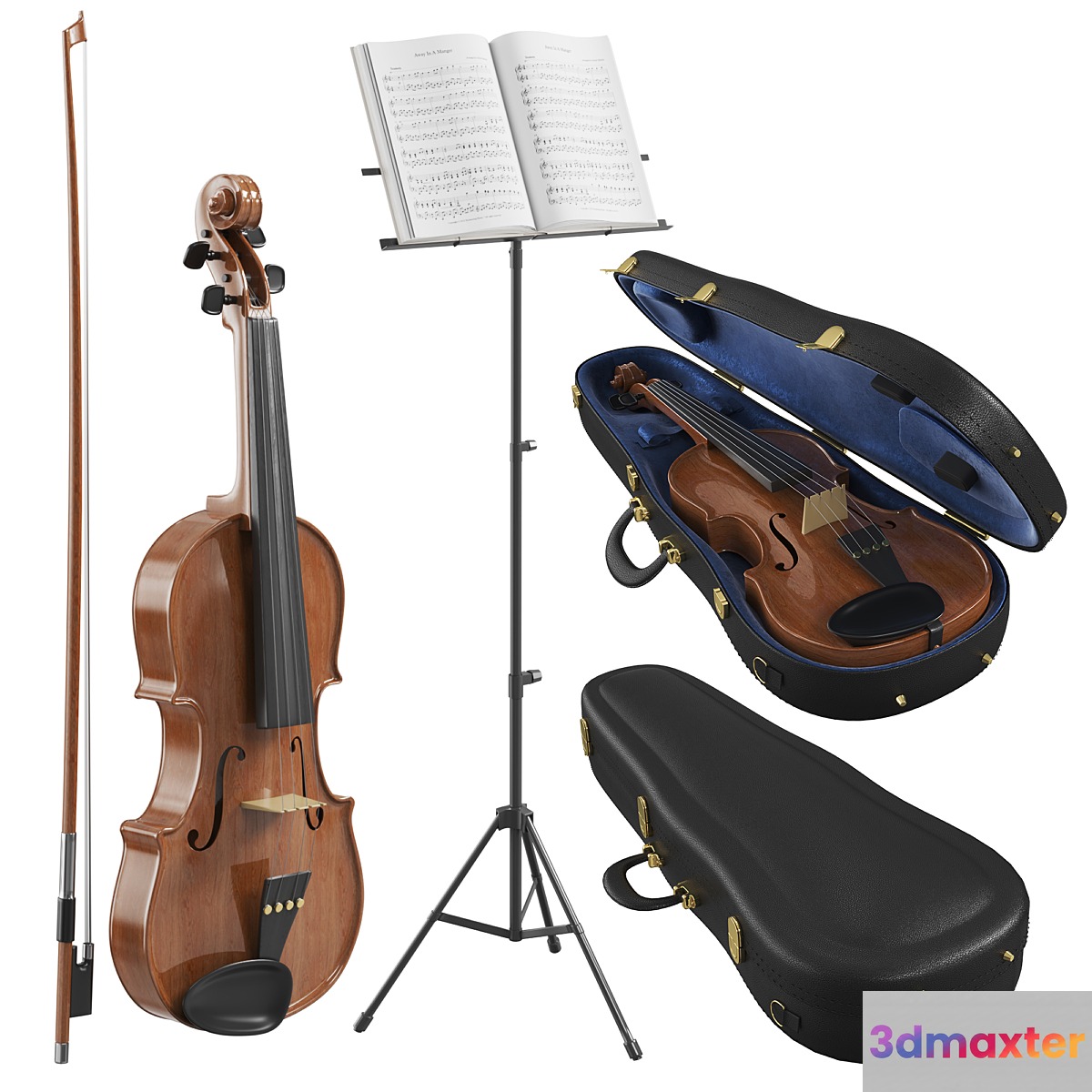The Violin With Case