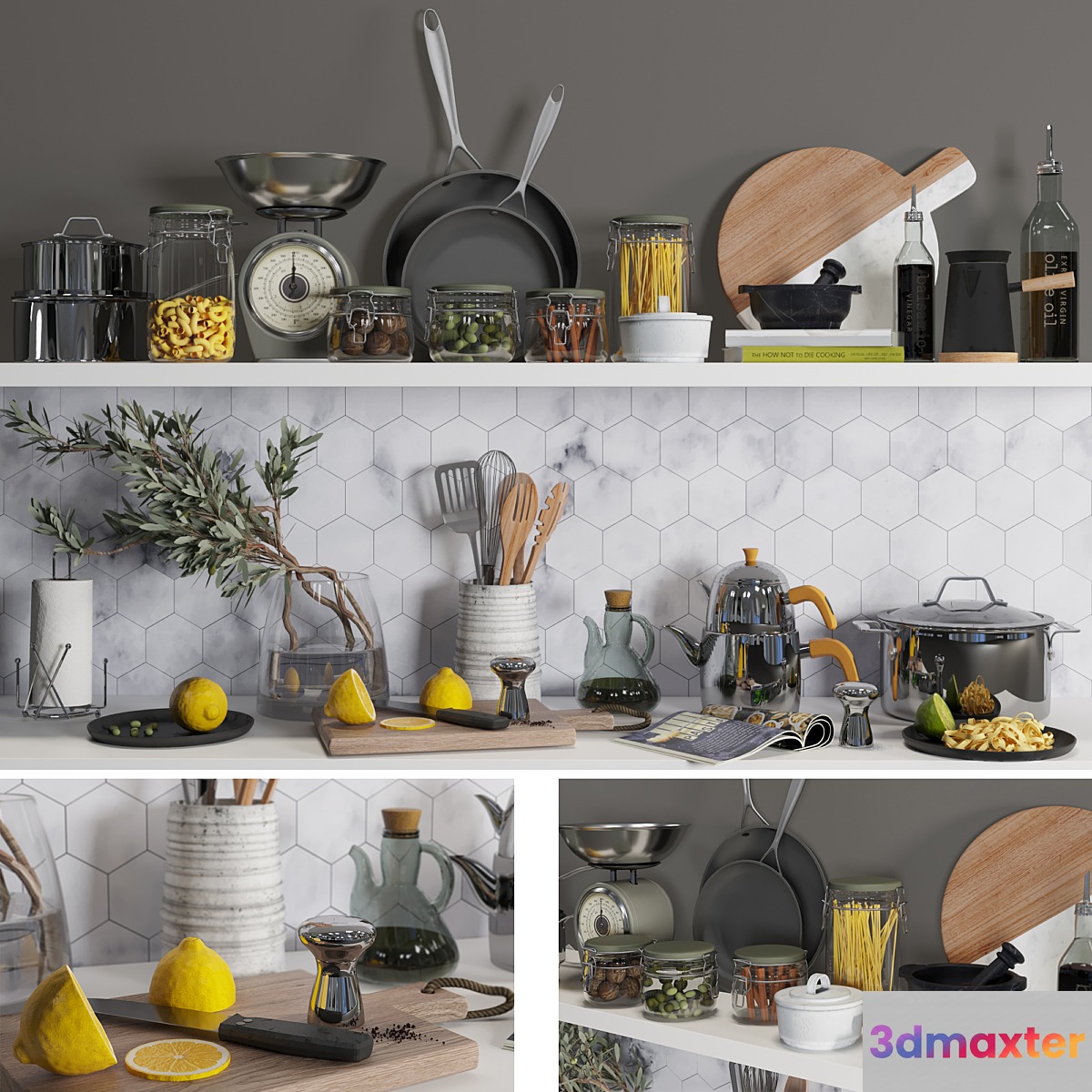 Kitchen Decor 02 3D Max
