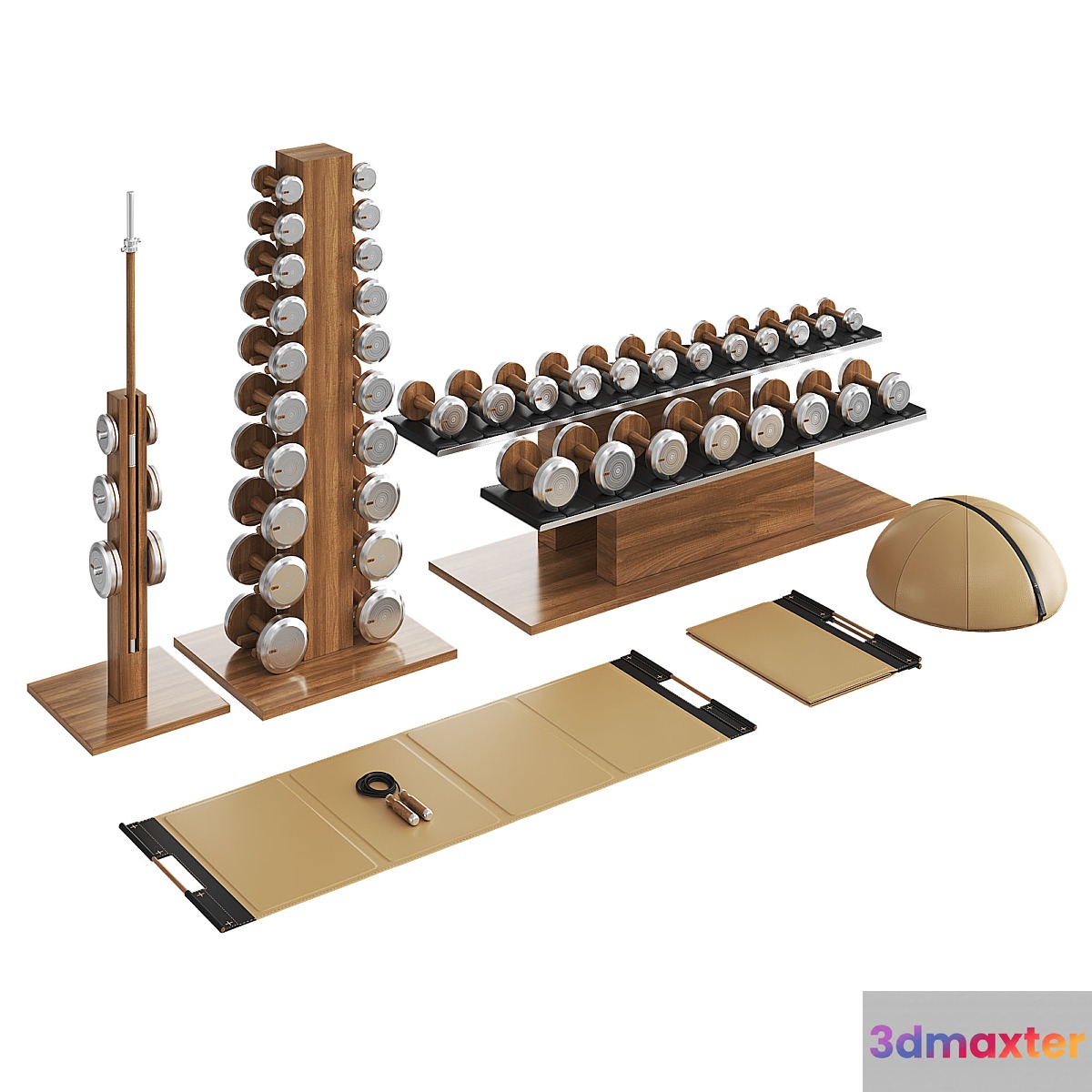 PENT luxury fitness equipment part 3 3D Max