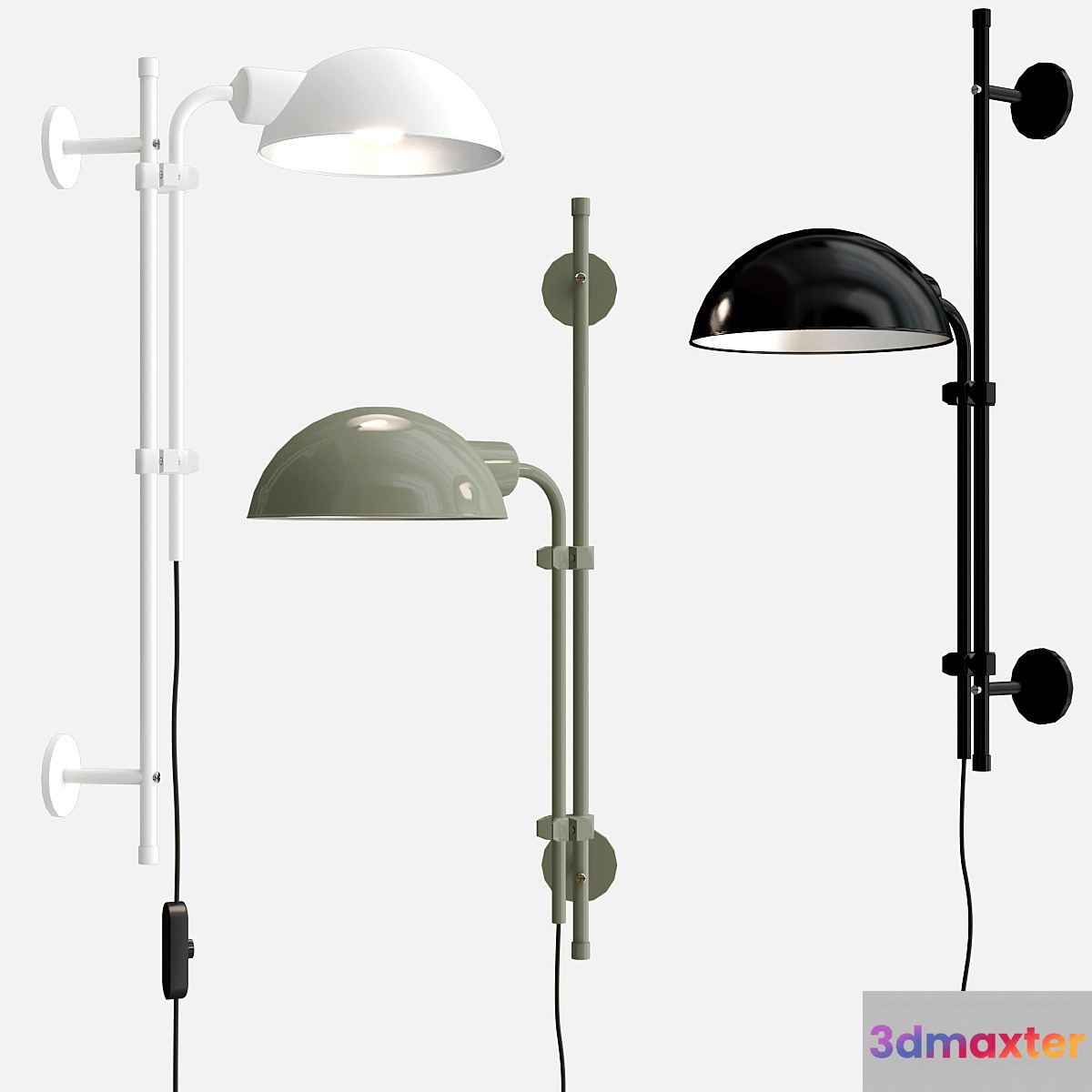 FUNICULI PLUG-IN WALL LIGHT 3D Max