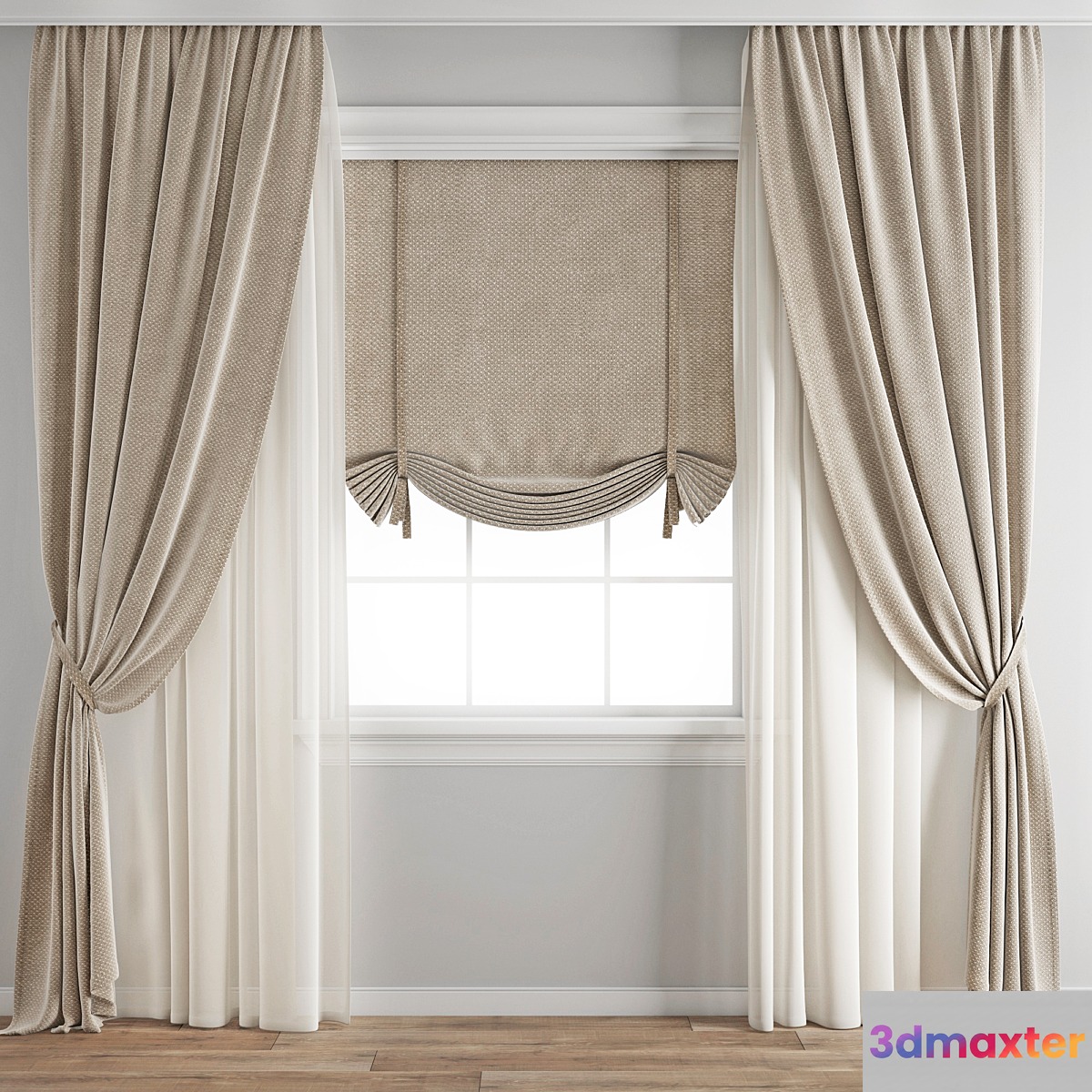 Curtain 306 3D Max