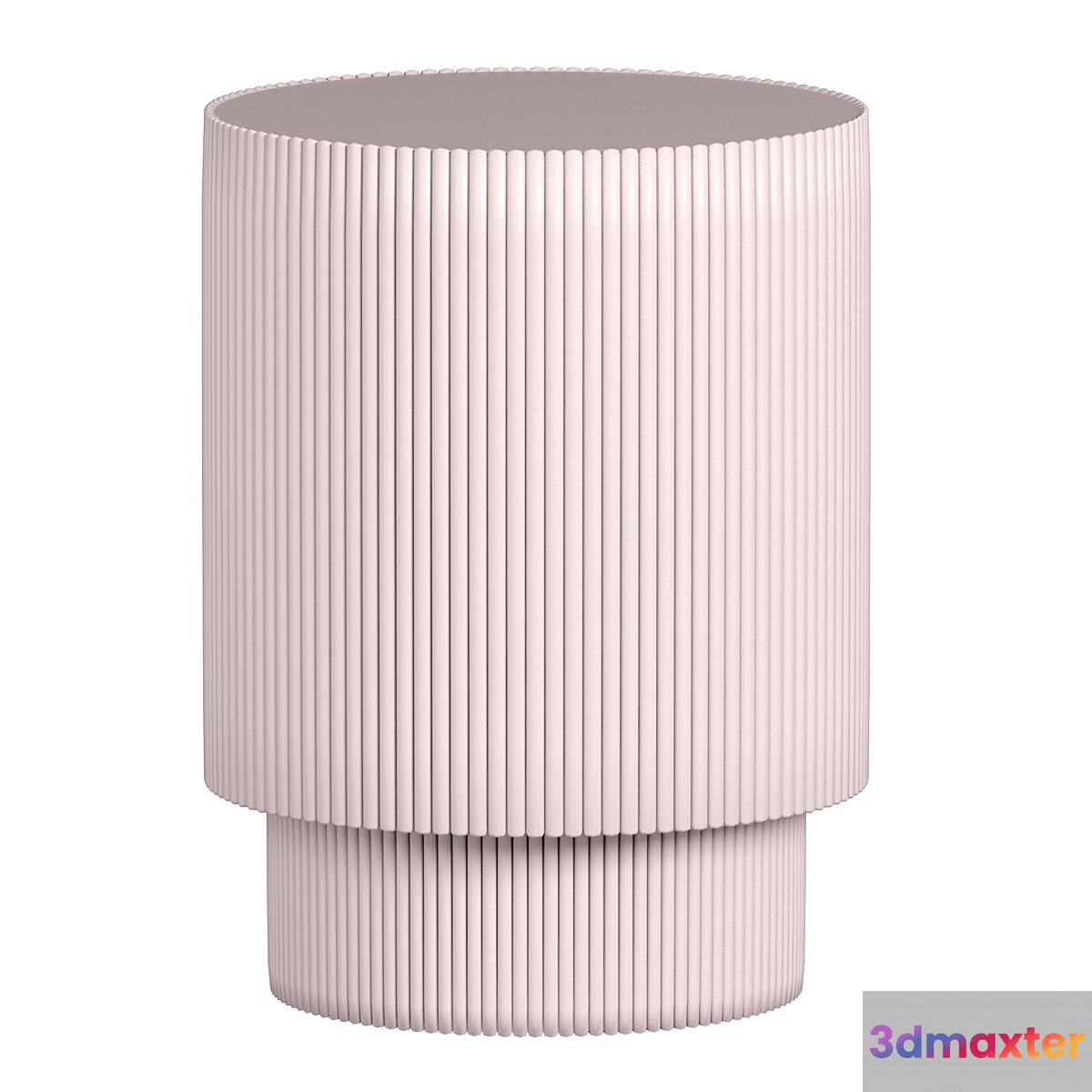 fluted side table 3D Max